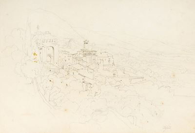 Assisi - matita su carta