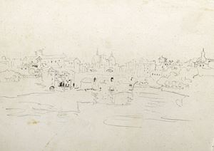 View of Rome from the Tiber