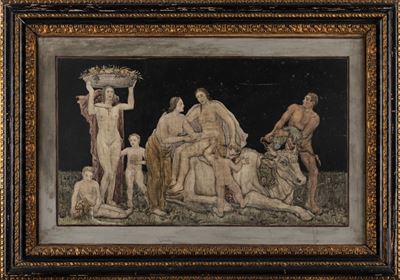 Il Ratto d'Europa, olio magro su legno