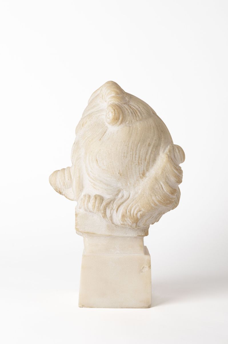 Eleuterio Riccardi - Bimba cinese, scultura in marmo