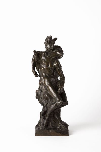 San Sebastiano, scultura in bronzo