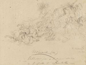 "Sketch for the drawings of the 'Challenge of Barletta'"