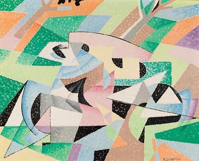Le Cycliste (1956), olio su tavola