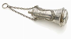 PORTA PROFUMO D’EPOCA IN ARGENTO