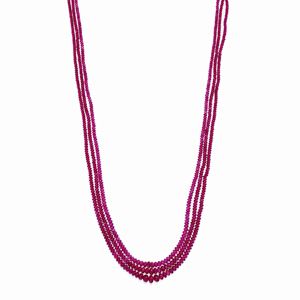  - Collana con rubini
