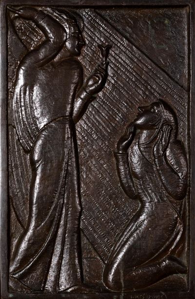 Blagovesti (Annunciazione), bronzo patina bruna