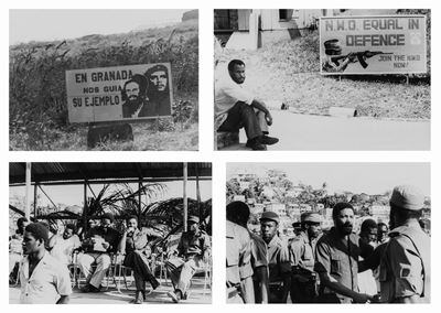 Viaggio a Granada con Fidel - Quattro stampe vintage alla gelatina ai sali d'argento