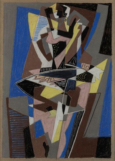 La Danseuse, pastello su carta 1954