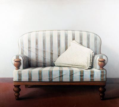 Divano - olio su masonite, 1982