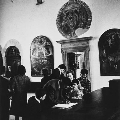 Gubbio - Stampa vintage alla gelatina ai sali d'argento