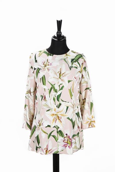 Blusa Svasata a Manica Lunga