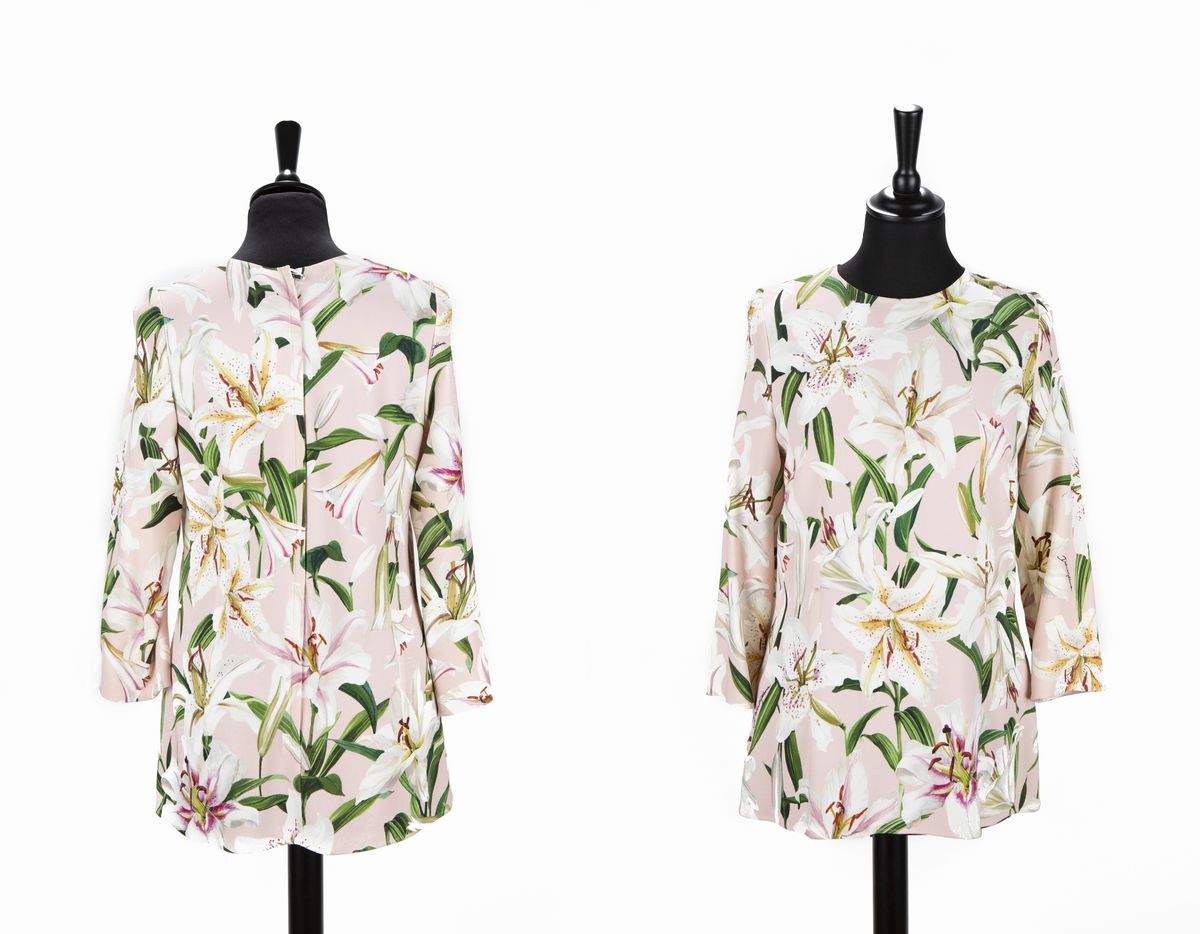 Dolce & Gabbana - Blusa Svasata a Manica Lunga