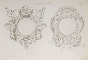 Enrico Maccari - Graffiti and chiaroscuro existing on the outside of the houses reproduced in copper