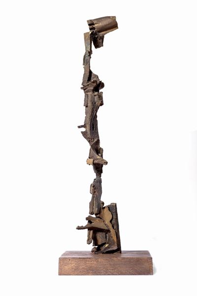 Scultura in ferro e metalli saldati