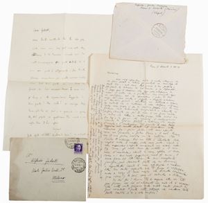 Handwritten letters with envelopes