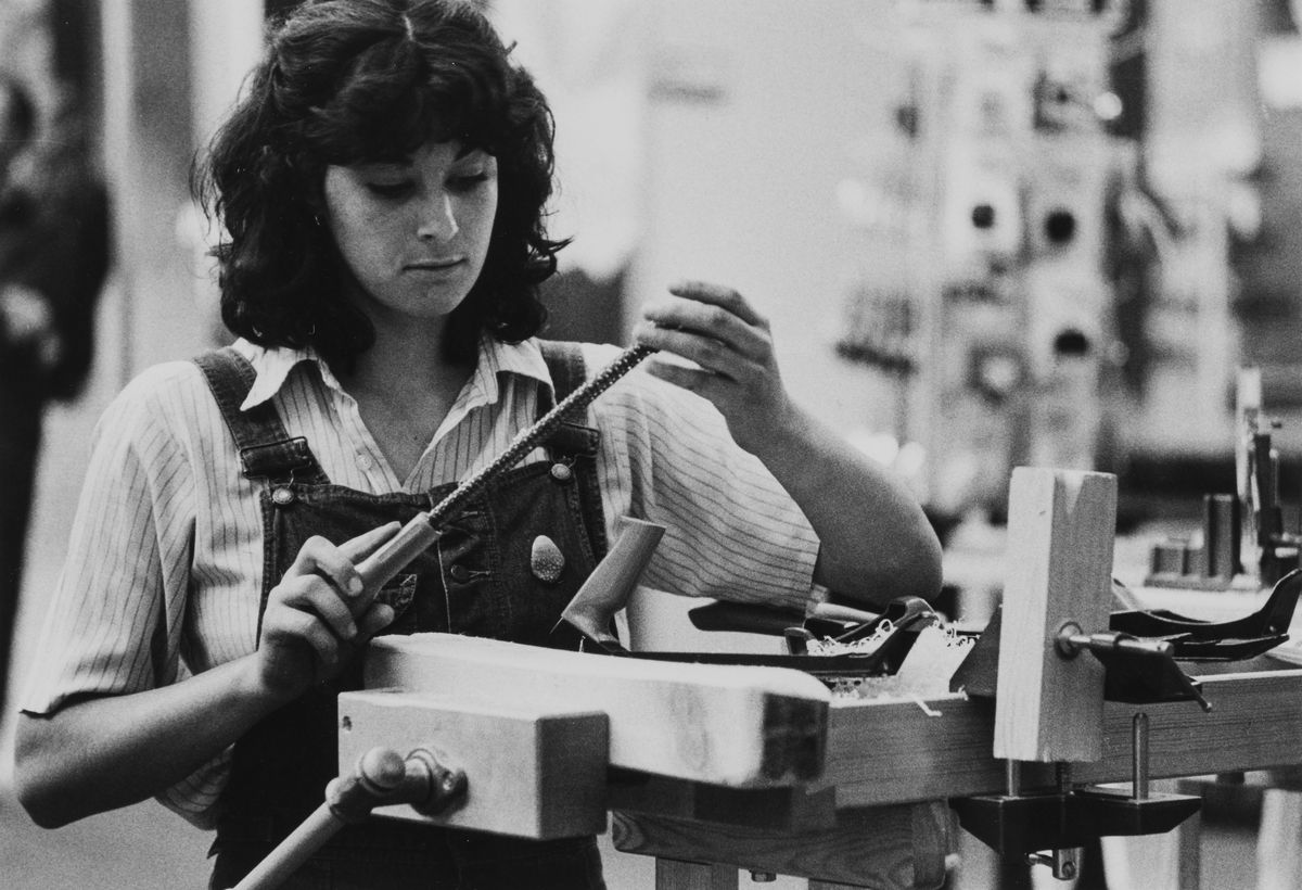 Paola Agosti - La donna e la macchina - Quattro stampe vintage alla gelatina ai sali d'argento