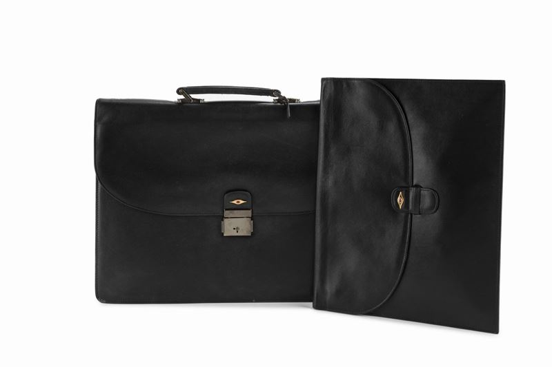 Yves saint laurent discount briefcase