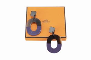 Hermès - Paio di orecchini pendenti