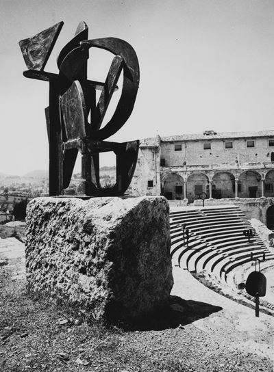 Anfiteatro di Spoleto, stampa vintage alla gelatina ai sali d'argento