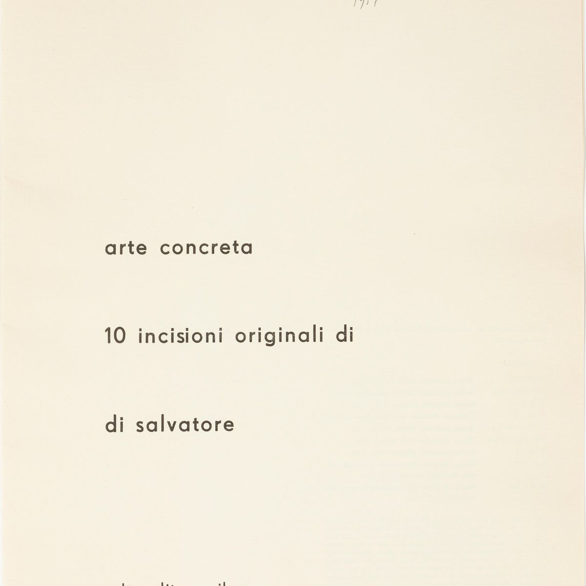 Nino di Salvatore - Arte Concreta