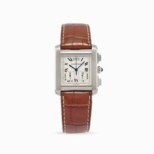 Cartier Tank Française chronograph 2531, 2000s