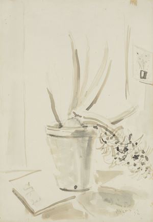 De Pisis Filippo - Natura morta con vaso