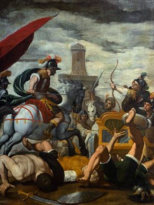 Battle between Rinaldo and Armida