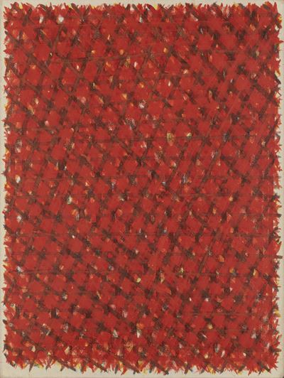 Grille 5, olio su tela, 1964
