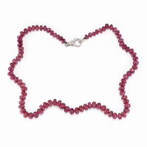  - Collana in rubini