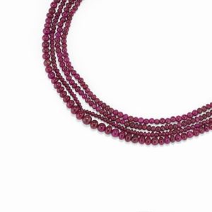Collana con rubini