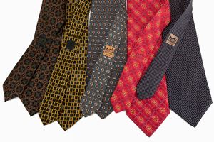 Lotto di cinque cravatte