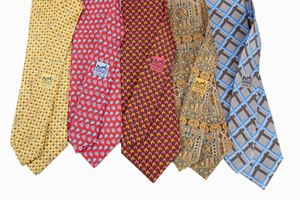 Lotto di cinque cravatte