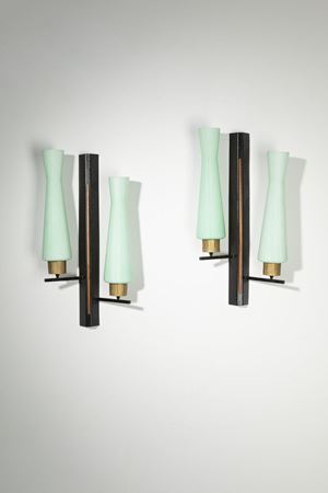 Coppia di lampade da parete