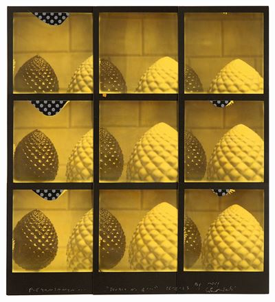 Pietrasanta...Studio n.4..., Nove polaroid montate a mosaico