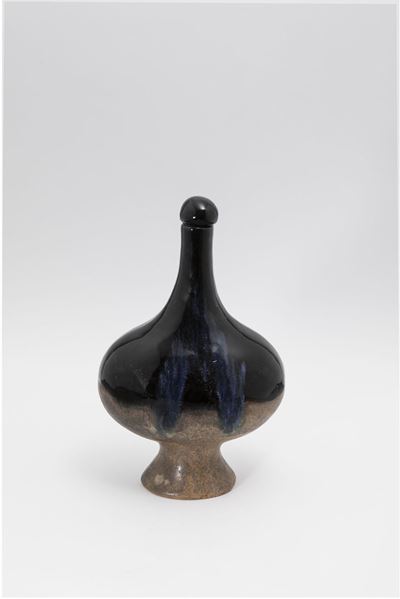 Bottiglia in ceramica smaltata