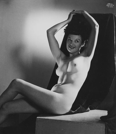 Nudo (stampa vintage alla gelatina ai sali d'argento)