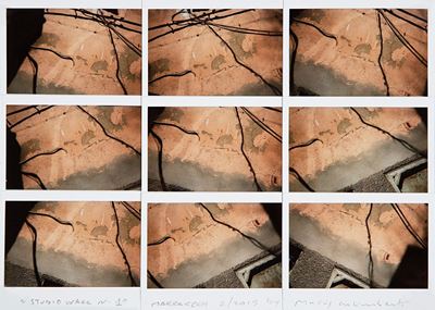 Studio Wall n.1, Marrakach - Nove Polaroid montate a mosaico