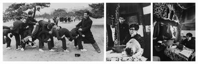 Studenti, Tre stampe vintage alla gelatina ai sali d'argento, 1963