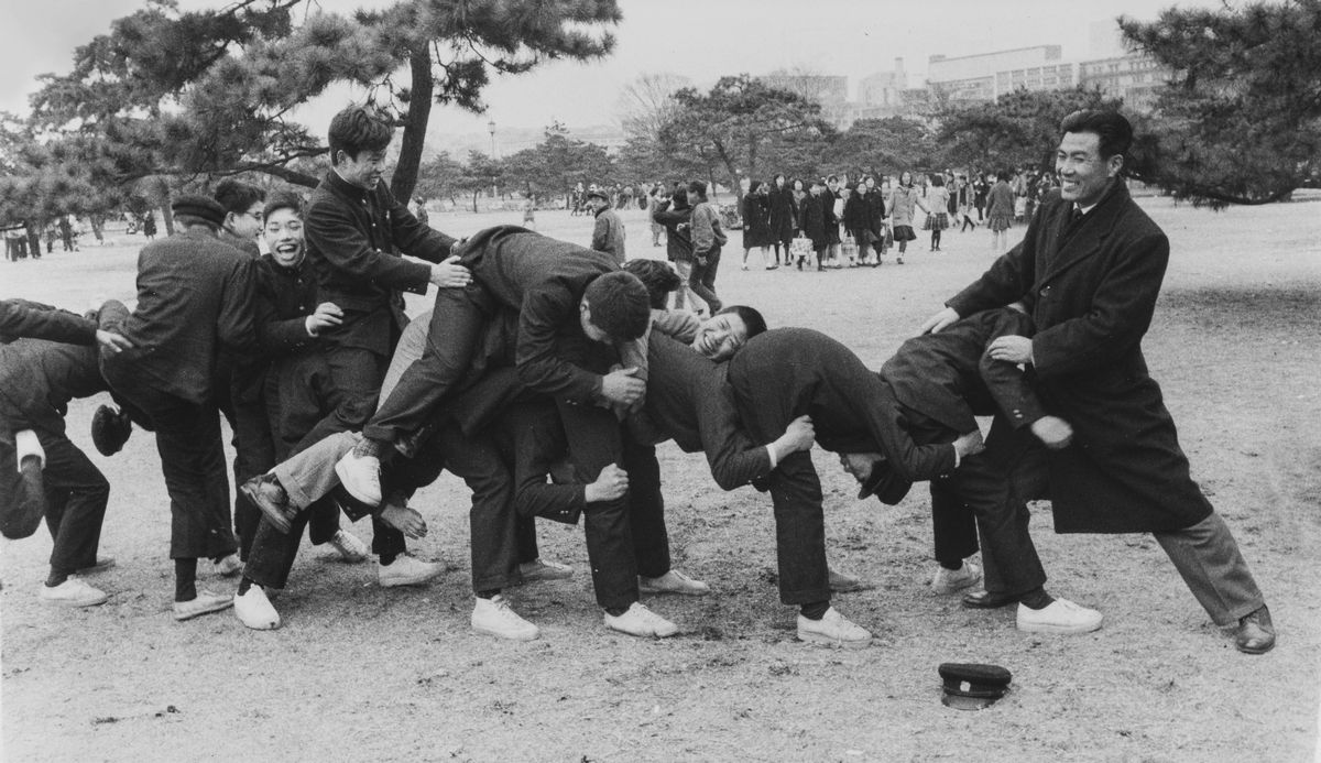 Paolo di Paolo - Studenti, Tre stampe vintage alla gelatina ai sali d'argento, 1963