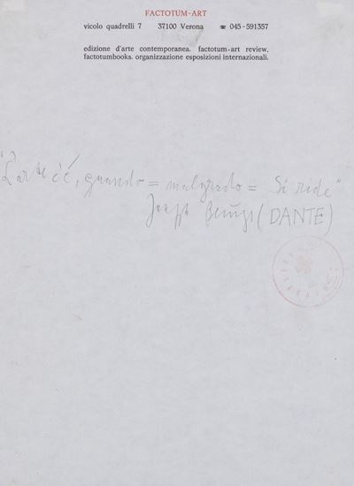 L'arte C'è, Quando = Malgrado = Si Ride