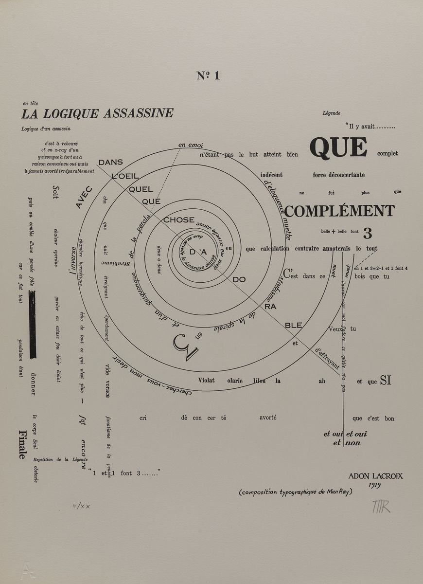Man Ray - La Logique Assassine - Libro d'artista con grafiche