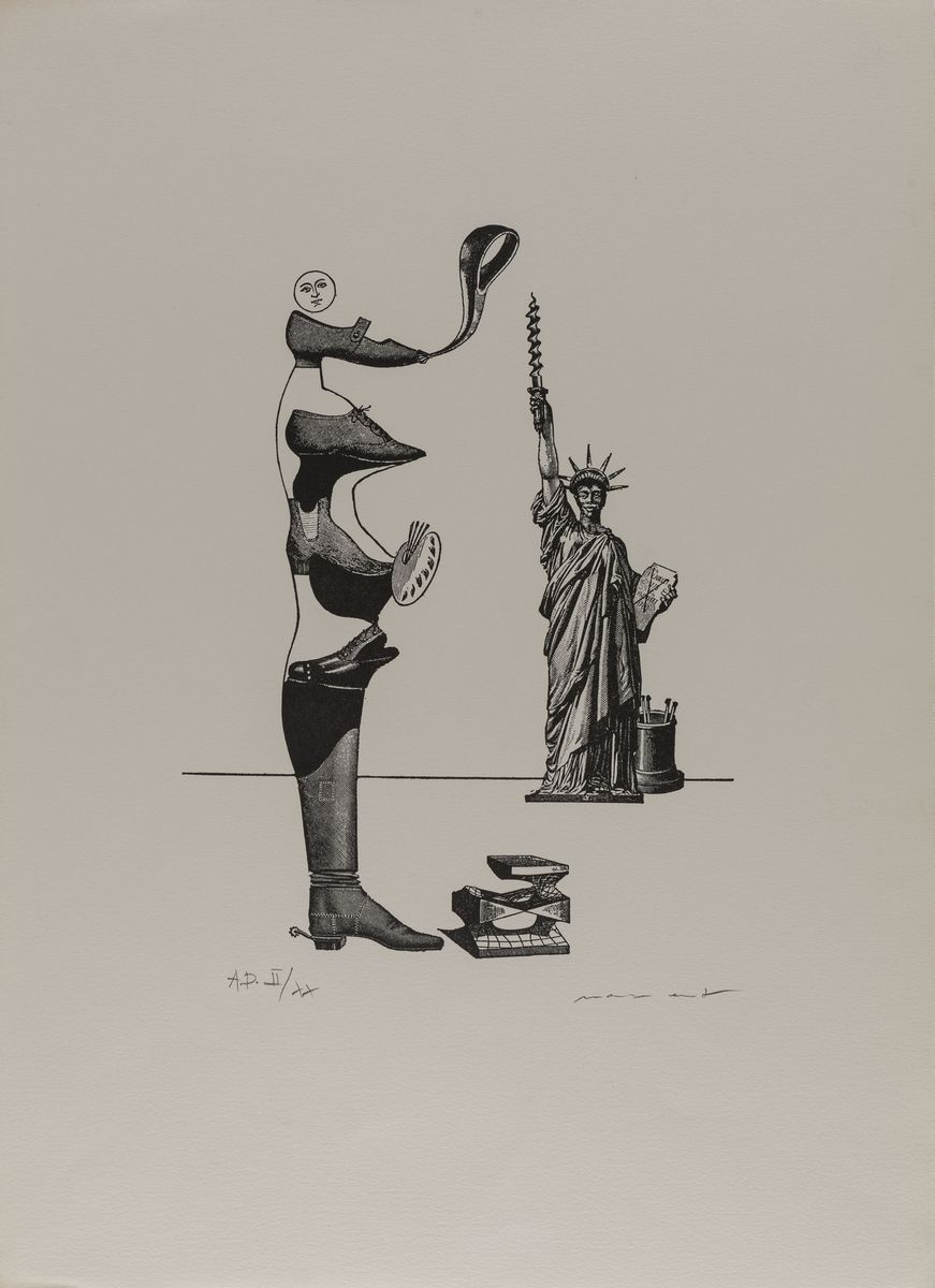 Man Ray - La Logique Assassine - Libro d'artista con grafiche