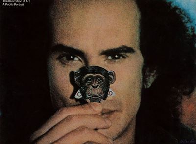 The Illustration of Art: A Public Portrait (C-print su alluminio, 1974)