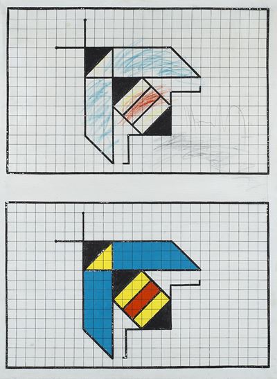 Senza titolo, tecnica mista su tela