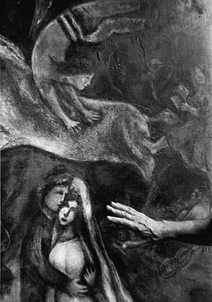 Les mains de Chagall, 1958