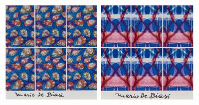 Oltre le onde - Due C-print vintage su libri con poesia