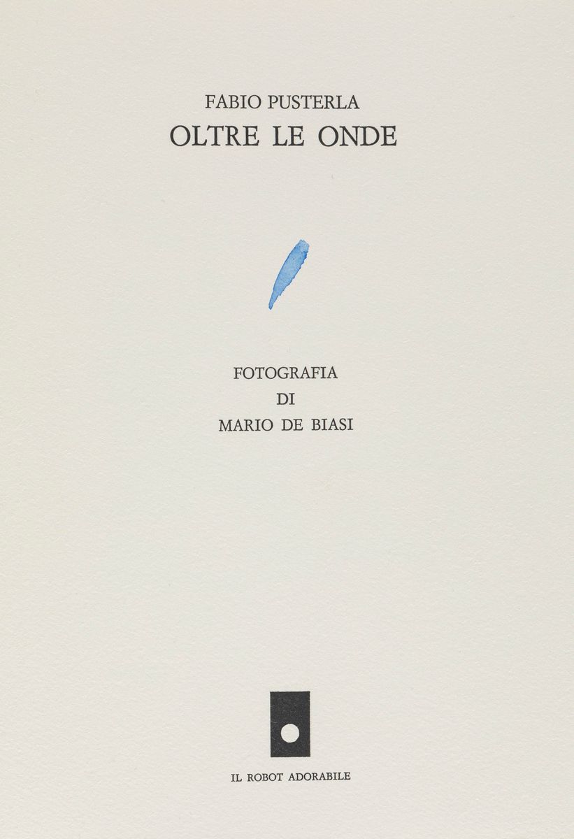Mario De Biasi - Oltre le onde - Due C-print vintage su libri con poesia