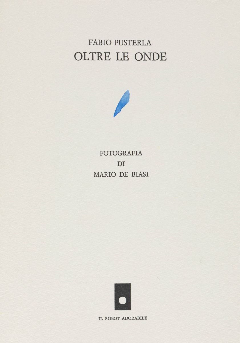 Mario De Biasi - Oltre le onde - Due C-print vintage su libri con poesia