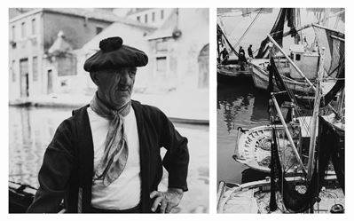 Venezia, due stampe vintage alla gelatina ai sali d'argento