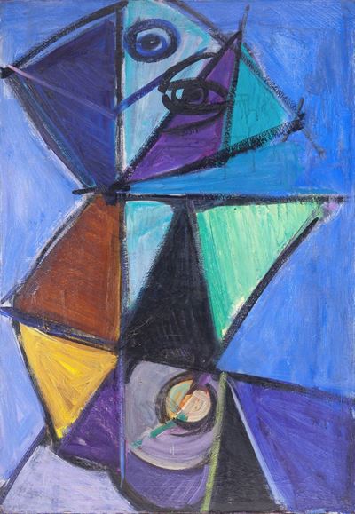 Figura (olio su tela, 1948)